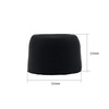 Rubber Door Stop Black Pack of 4