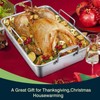 P&P CHEF 16" Roaster Roasting Pan with Baking Rack and