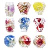 JIOFAVIU 15 Pcs Resin Wine Bottle Stoppers Molds Set, Wine