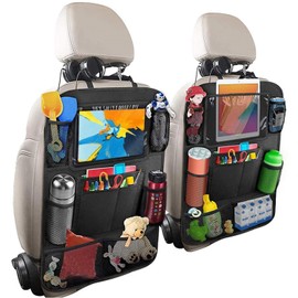 2 Organizadores de Asiento Trasero e Automóvil - Organizadores para Asientos de Coches para Niños - Universal Protector Trasero del Asiento de Coche C