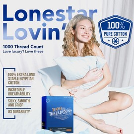 Texas Linen Co Premium 1000-Thread-Count Egyptian Feel 100% Cotton King Dark Grey Fitted Sheet, Easy Snug Fit, Upto 18" Deep Pocket, Soft Smooth Sateen Weave, Extra Long Staple Cotton