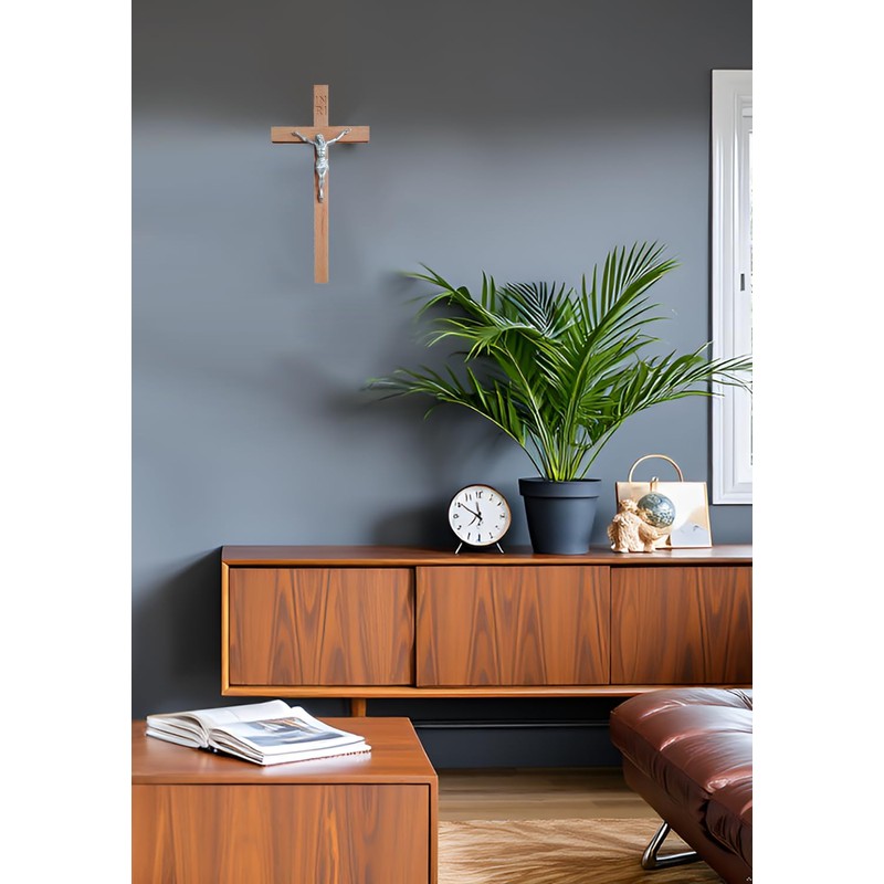 Kaltner Präsente Gift idea: 25 cm wall cross crucifix made
