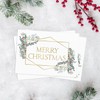 Masterpiece Gold Foil Frames Merry Christmas Cards / 15 Boxed
