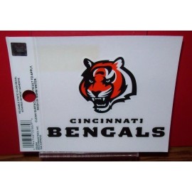 Rico Industries CINCINNATI BENGALS LOGO 3X4 SMALL STATIC DECAL RICO INDUSTRIES
