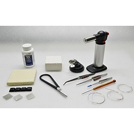 Jewelry Soldering Kit Tools and Supplies to Make & Repair Jewelry Solder Set (3RBA)