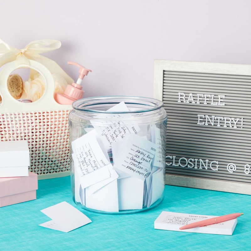 Juvale Raffle Ticket Sheets - White, 5.25 x 2.7 in,