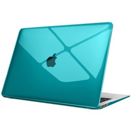 Fintie Case Compatible with MacBook Air 13 (2018-2020 Version) A2337(M1)/A2179/A1932, Ultra Thin Hard Shell Protective Snap Case, Dark Cyan