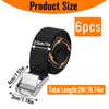 zeyedemo 6PCS Ratchet Tie Down Straps Heavy Duty Lashing Straps