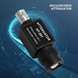 HT201 Osciloscopio Passive Attenuator 10 MHz Bandwidth Signal Attenuation for Signal Generator Oscilloscope Multifunctional Passive Attenuator Oscilloscopes to Support Automotive Measurement