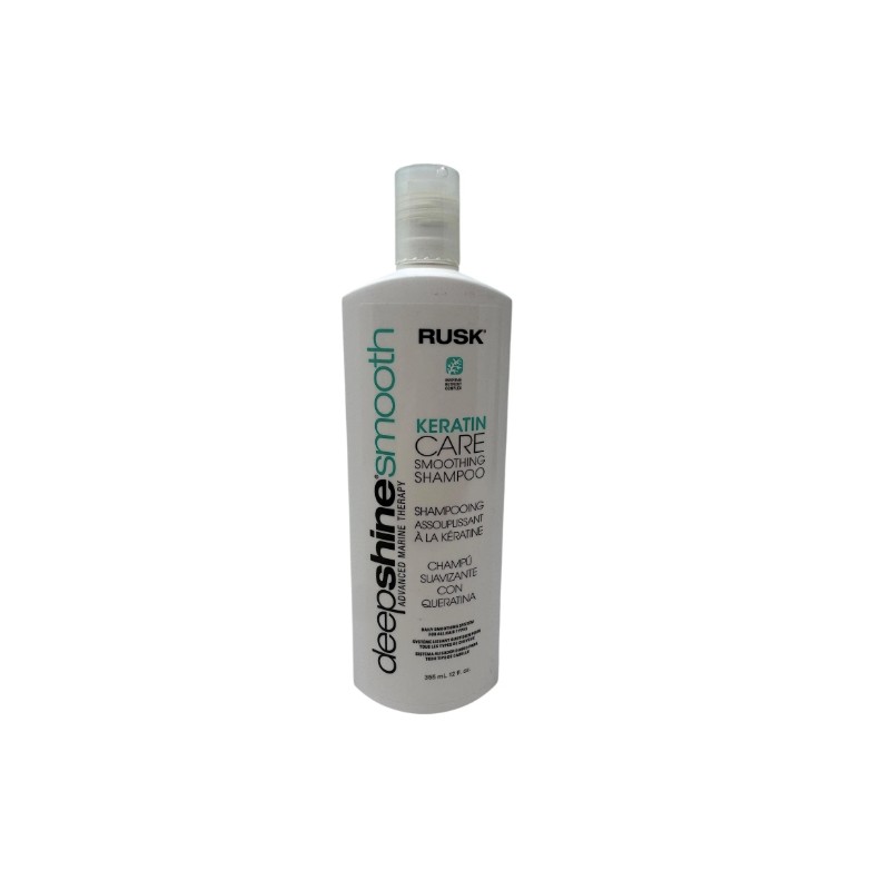 Rusk Keratin Care Smoothing Shampoo 12 Oz