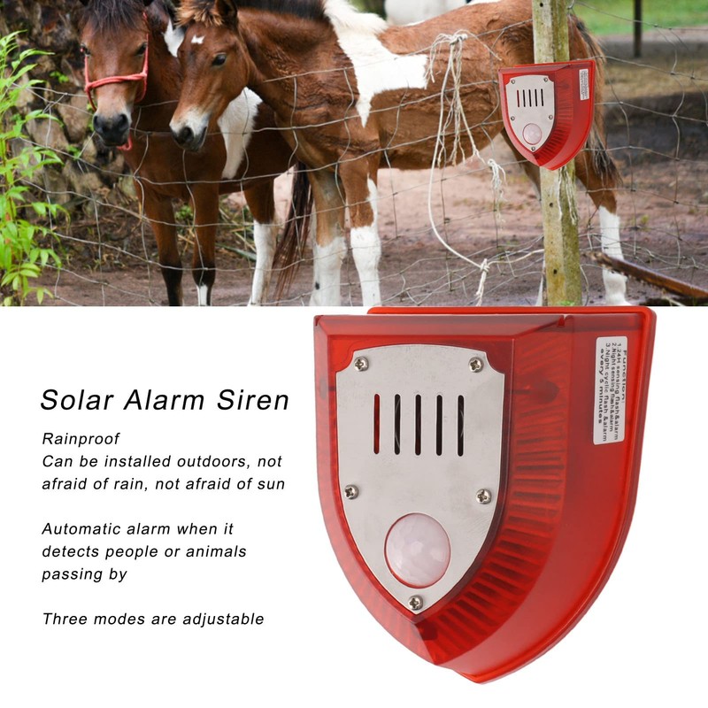 Solar Alarm, Mimics the Sound of a Gun or a