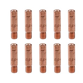 0.6mm Mig Welding Welder Round Contact Tips for MB15 Euro Torches 10pk