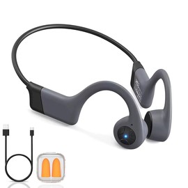 YUGEVRA Bone Conduction Headphones Bluetooth 5.4 – 24H Playtime, Open-Ear Wireless Sports Headset with Mic, IPX5 Waterproof, Lightweight Secure Fit for Running, Cycling & Workouts