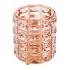 Tiardey Crystal Makeup Brush Holder Organizer Eyebrow Comb Brushes Pen