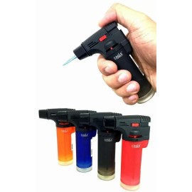 5 Pack Eagle Butane Torch Lighter Gun Windproof Adjustable Jet Flame Refillable