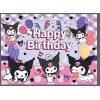 Generic Kuromi Theme Birthday Party Backdrop Decoration, 5x3.5ft Happy Birthday