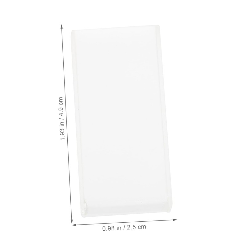 Hohopeti 2pcs Optical Glass Cuvettes for Spectrophotometry Pathlength High Purity