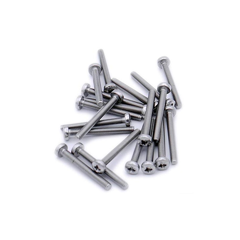 M3 (3mm x 40mm) Pozi Pan Machine Screw (Bolt) -