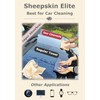 SHEEPSKIN ELITE Chamois Drying Cloth Car Drying Towel Real Leather