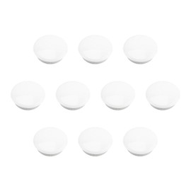 Plum Fittings 1" Vinyl Fence Screw Covers Pack of 10 (White)