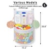 Baby Bath Toy Organizer, quick drying， and mould proof, Multiple-Suspension