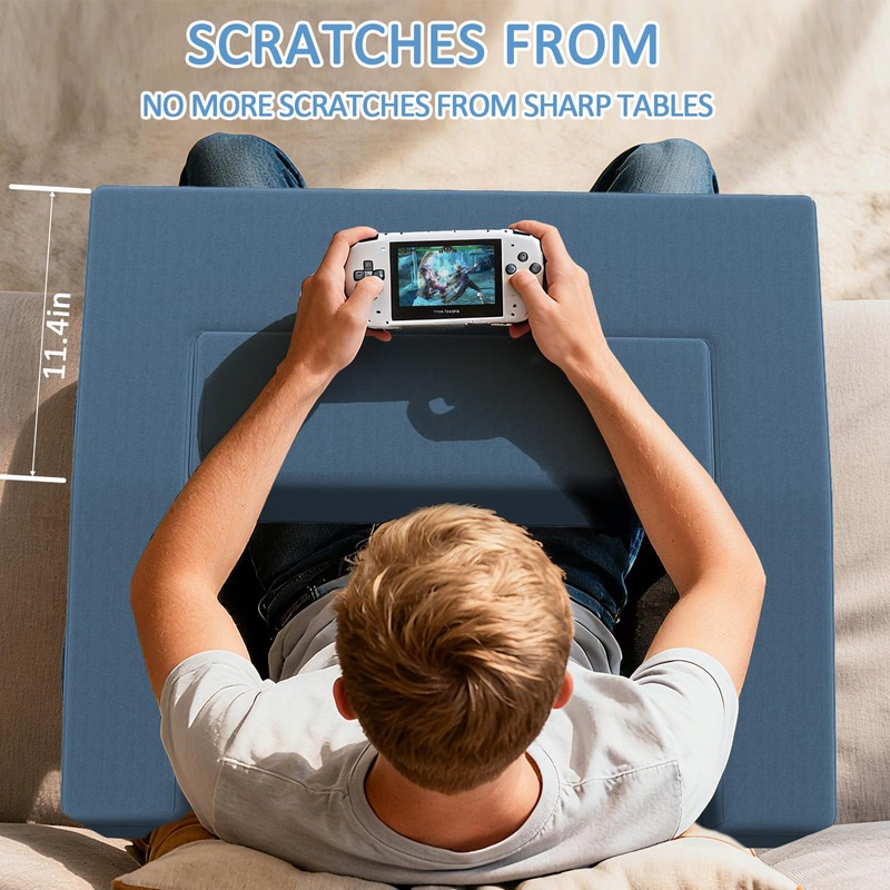 Machine Washable Lap Desk Pillow with Removable Cover Adjustable Angle