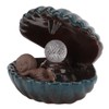 Incense Holder European Style Shell Shape LED Lamp Backflow Aromatherapy