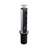 Table Socket Built-In Socket Tower 3x Schuko 2x USB Retractable