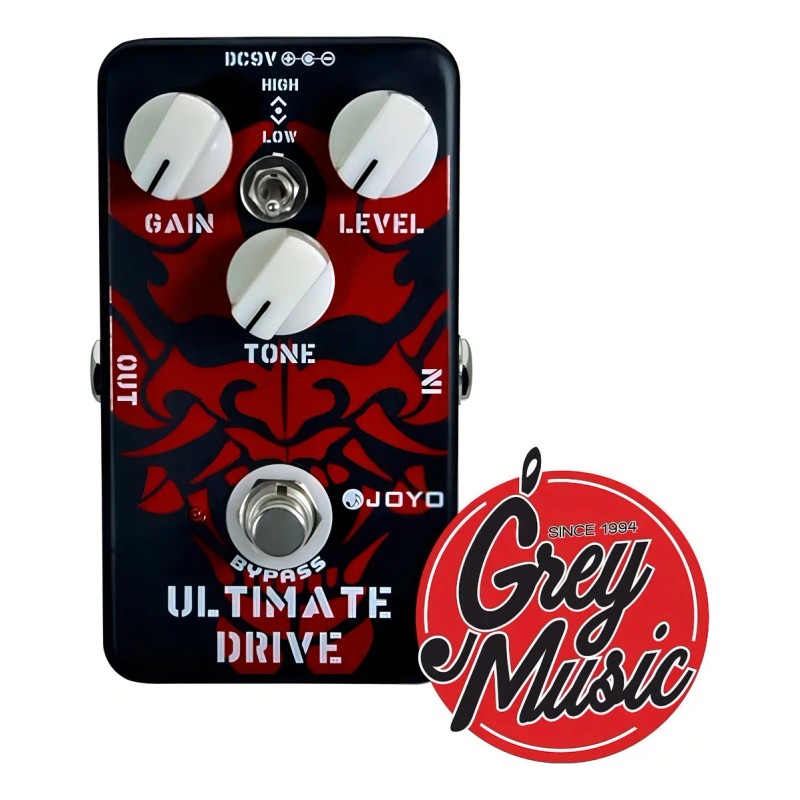 Pedal de efecto Joyo Vintage Ultimate Drive JF-02 negro