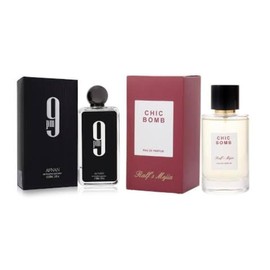 Exclusive combo: 9PM Eau de Parfum Spray 3.4 oz & Ralf Mejia Chic Bomb 3.4oz