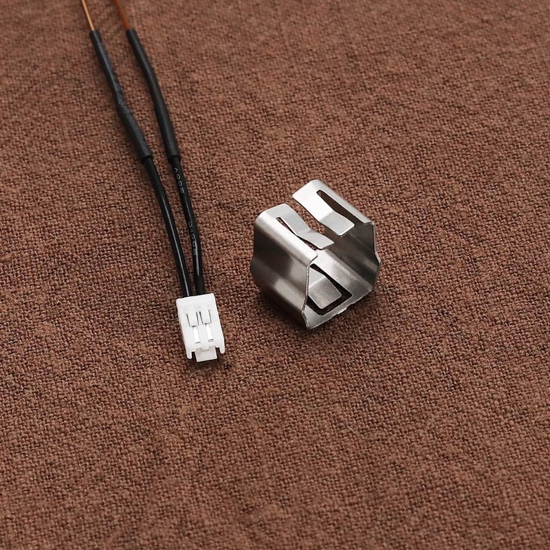 1 Set Keramik Heizung Thermistor Temperatursensor für 3D-Drucker-Extrusionsgeräte-Zubehör Metall-Halteklammer kompatibel