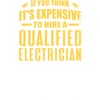 CafePress Electricians Hire A Qualified Elect Bumper Sticker Sticker (Bumper