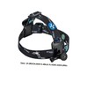 TEHAUX Adjustable Action Camera Head Strap Mount for Hands POV