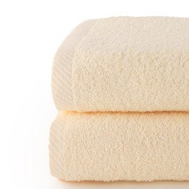 Top Towels - Set of 2 bath or shower towels - Bath towels - 100% cotton - 400 g/m2 - Measure 70 x 140 cm