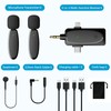 Shenzhi Tech 3 in 1 Wireless Lavalier Microphone with Audio