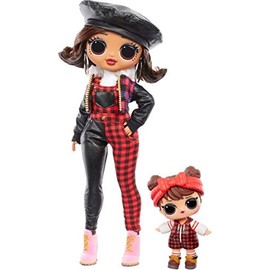 L.O.L. Surprise! OMG Winter Chill Camp Cutie Fashion Doll & Sister Babe in the Woods Doll with 25 Surprises to Unbox - Clothes & Accessories with Reusable Playset for Kids Girls Ages 4+