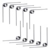 Ctyjia 10 PCS 304 Stainless Steel Torsion Spring, 0.7mm Wire