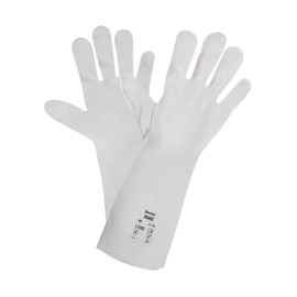 Ansell Barrier 02-100 Laminated film gloves, chemical & liquid protection, White, Size 10 (Pack of 12 pairs)