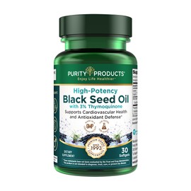Aceite de semilla negra de alta potencia, doble fuerza  prensado en frío, 3 timoquinona, 500 mg de aceite de semillas de comino negro, omega 6  9...  