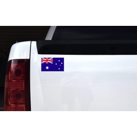 StickerTalk Australia Flag Vinyl Sticker, 5 inches by 3 inches