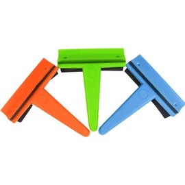 2 X Chunky Car Squeegee and Ice & Snow Scraper - Cold Frosty Mornings Scrapers - PAIR for Him & Her Cars