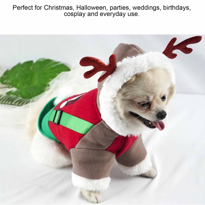 Pet Christmas Costume Autumn and Winter Seasons Cute Deer Costumes