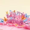 lasuroa Butterfly Pop up Birthday Card, Happy Birthday Eye-Catching 3D