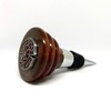 Fireman Wine Stopper Exotic Rosewood Custom Fireman Bottle Stopper –