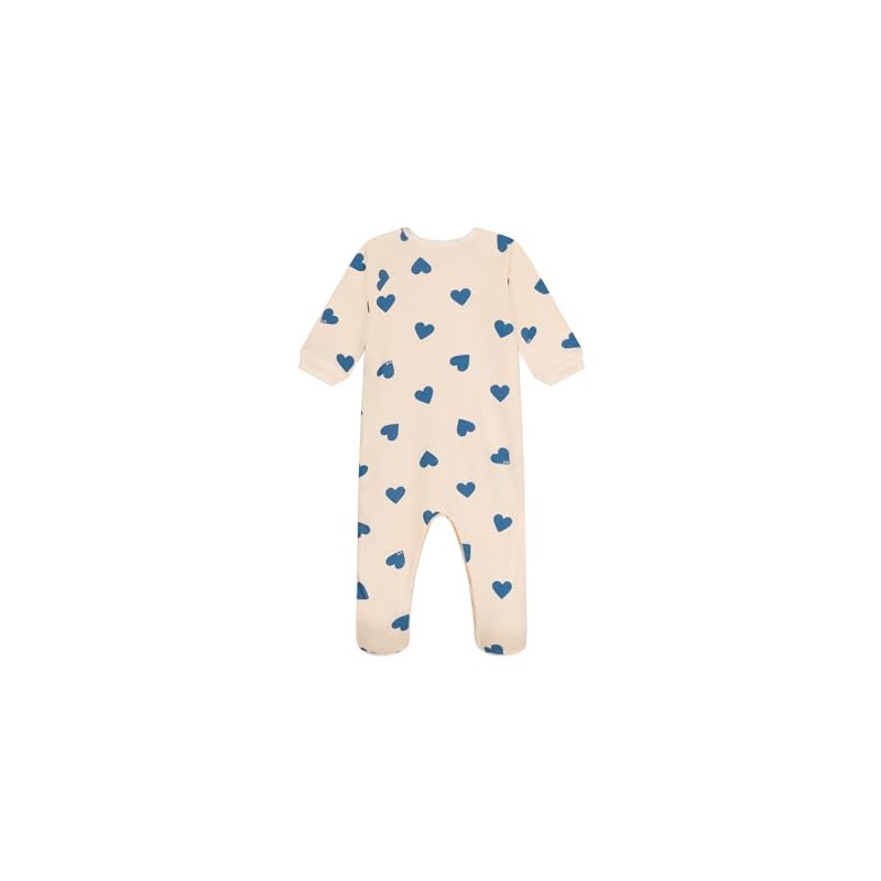 Petit Bateau Unisex Baby Long Sleeve Pyjamas, Avalanche/Beach