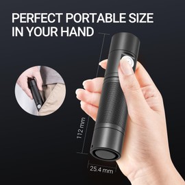 NEXTORCH 4TOOL 1400 Lumens Rechargeable High Lumens Type-C USB Mini LED Flashlights Compact EDC Pocket Torch for Camping Hiking Police Law Enforcement Hunting