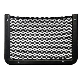 Framed Stretch Mesh Net Pocket for Auto, RV, or Home Organization and Storage (8" x 11")