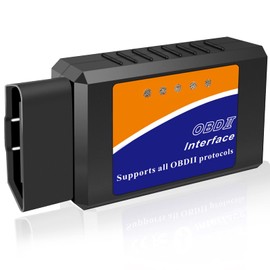 OBD2 Bluetooth Diagnosegerät Auto Scanner Code Leser für Android Windows, OBD2 Bluetooth Adapter OBD Auto Diagnosegerät für Alle OBDII Protokoll Fahrzeug