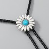 AZORA Daisy Bolo Tie Western Style Gifts for Her Cabochon
