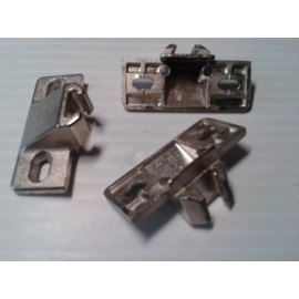 Blum TWO (2) NEW BLUM 3/4" overlay MOUNTING PLATES 130.1100.22, for COMPACT 33 hinges